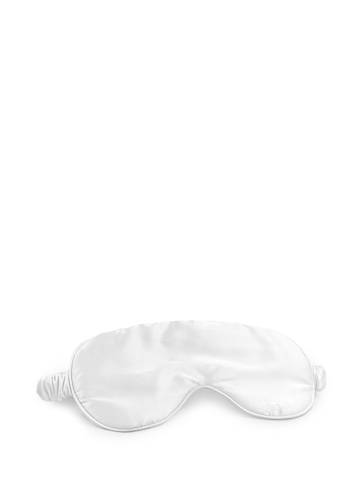 Máscara Para Olhos Cetim Vegana - Branco
