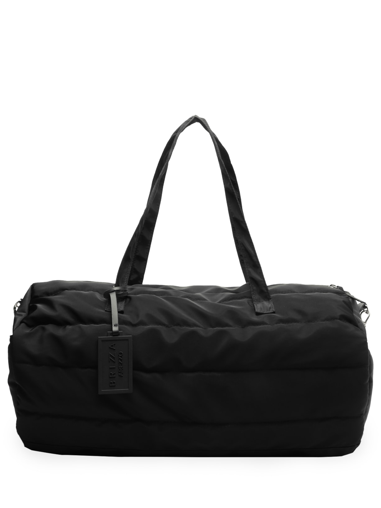 Maxi Bolsa Feminina Puffer Nylon - Preto