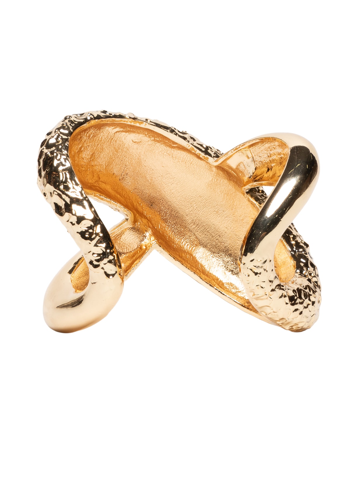 Maxi Bracelete Feminino Texturizado Dourado Market 33