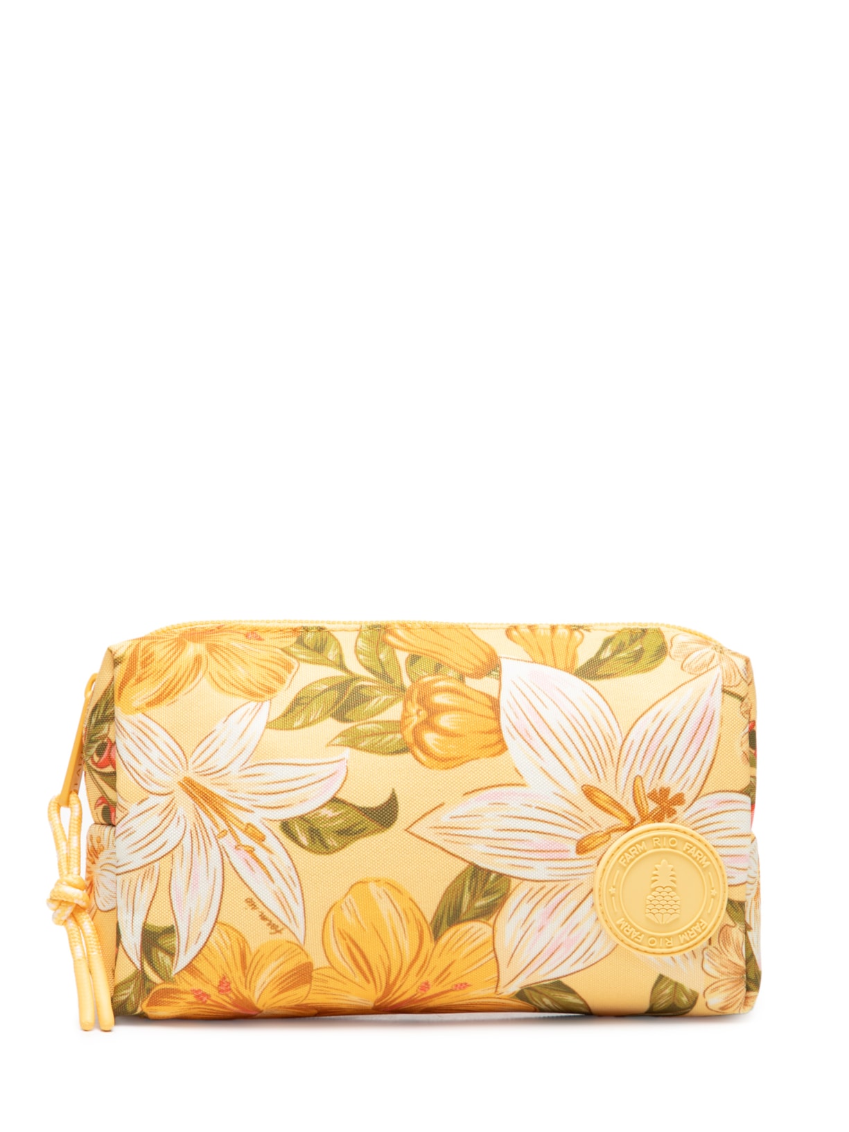 Maxi Necessaire Feminina Ora Bolas Floral Arajuba - Amarelo