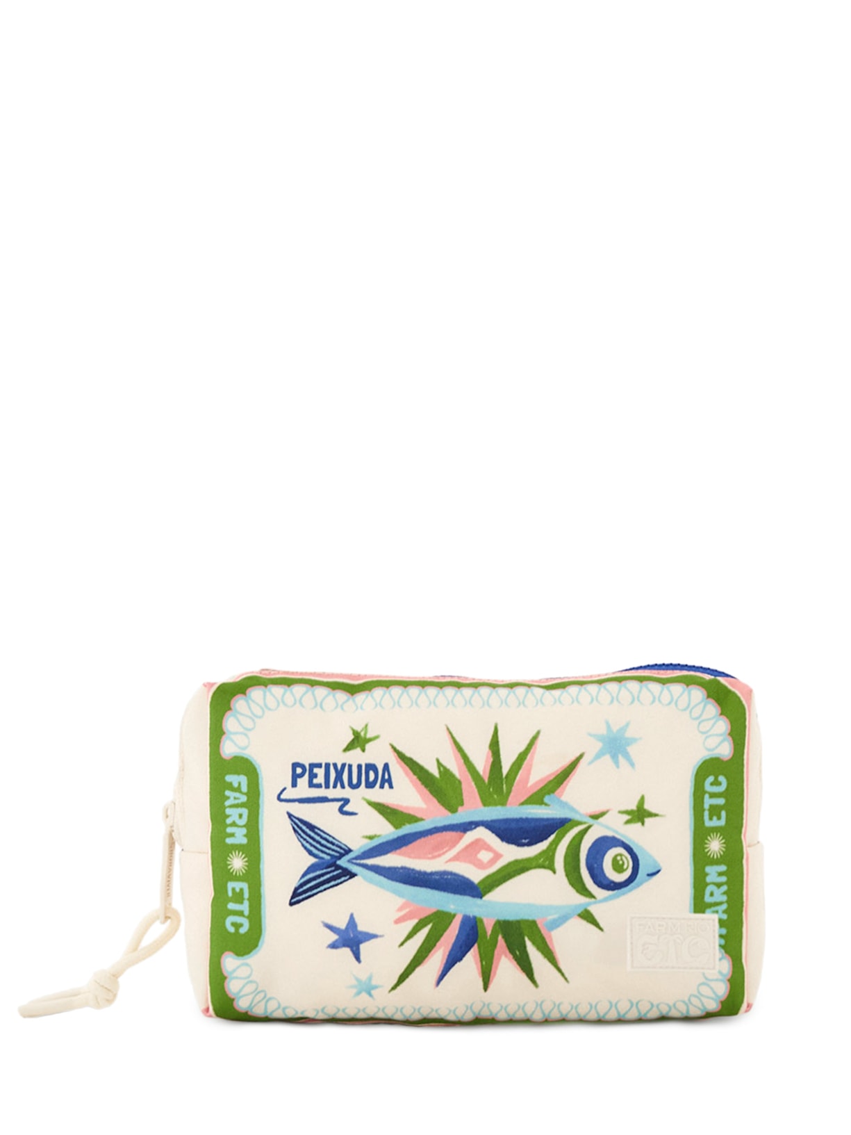 Maxi Necessaire Feminina Ora Bolas G Rótulos Azul Farm Etc