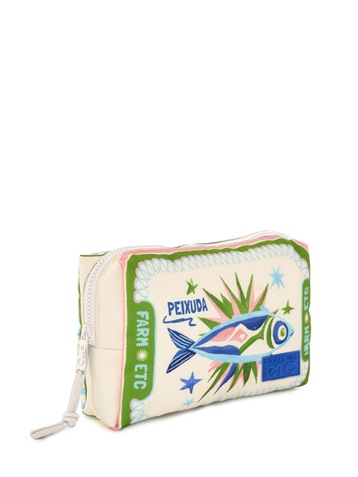 Maxi Necessaire Feminina Ora Bolas G Rótulos Azul Farm Etc