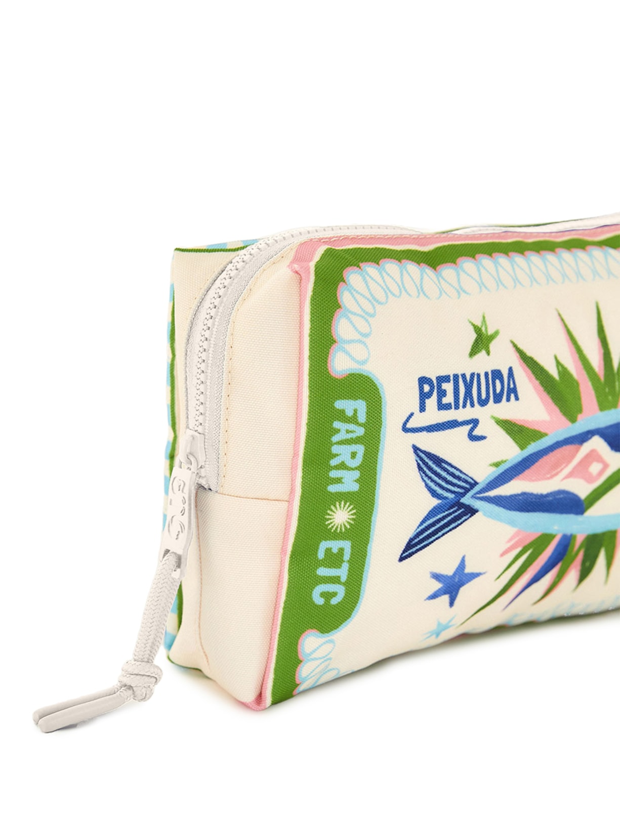 Maxi Necessaire Feminina Ora Bolas G Rótulos Azul Farm Etc