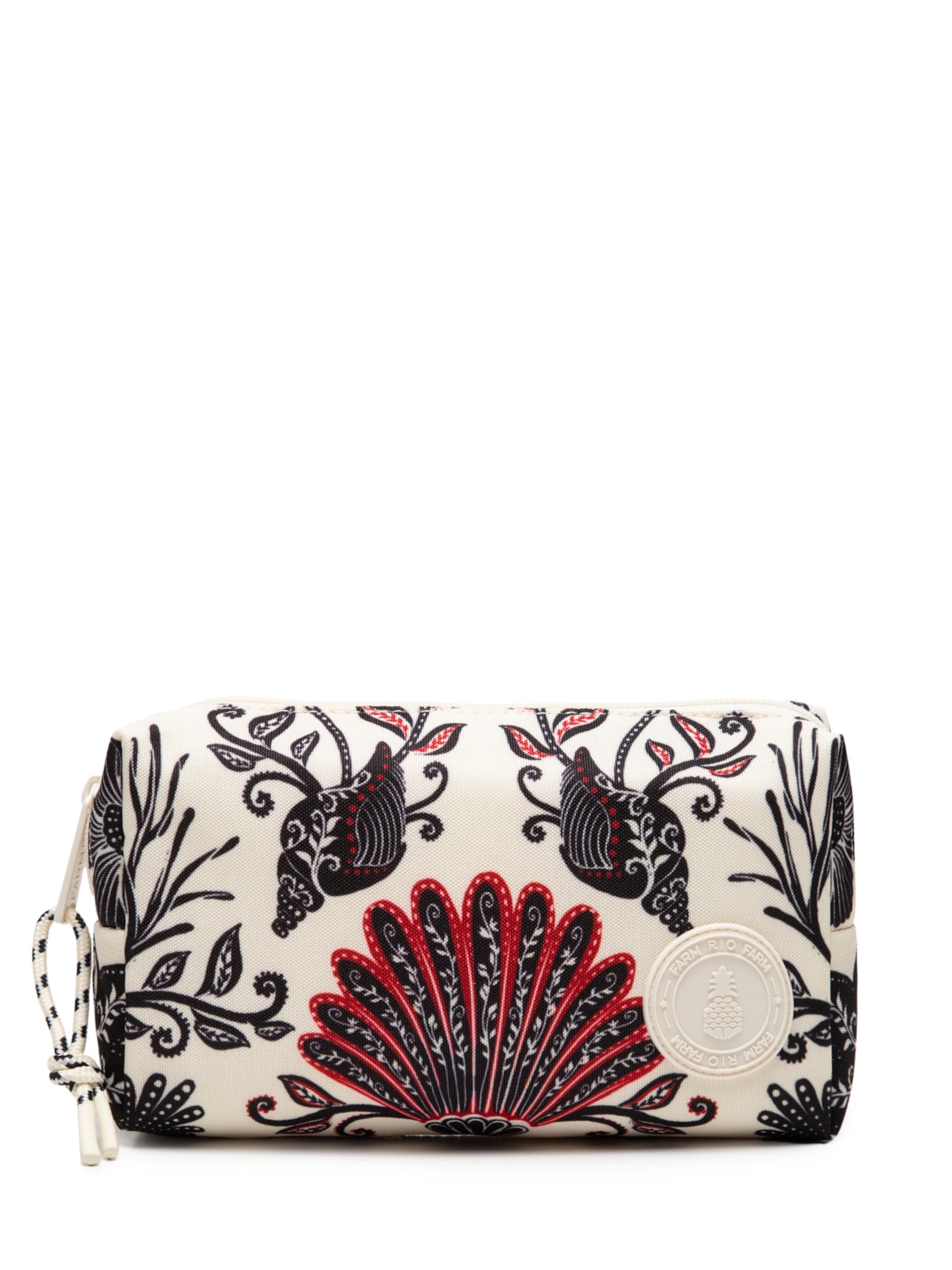 Maxi Necessaire Feminina Ora Bolas Jardim De Concha - Branco