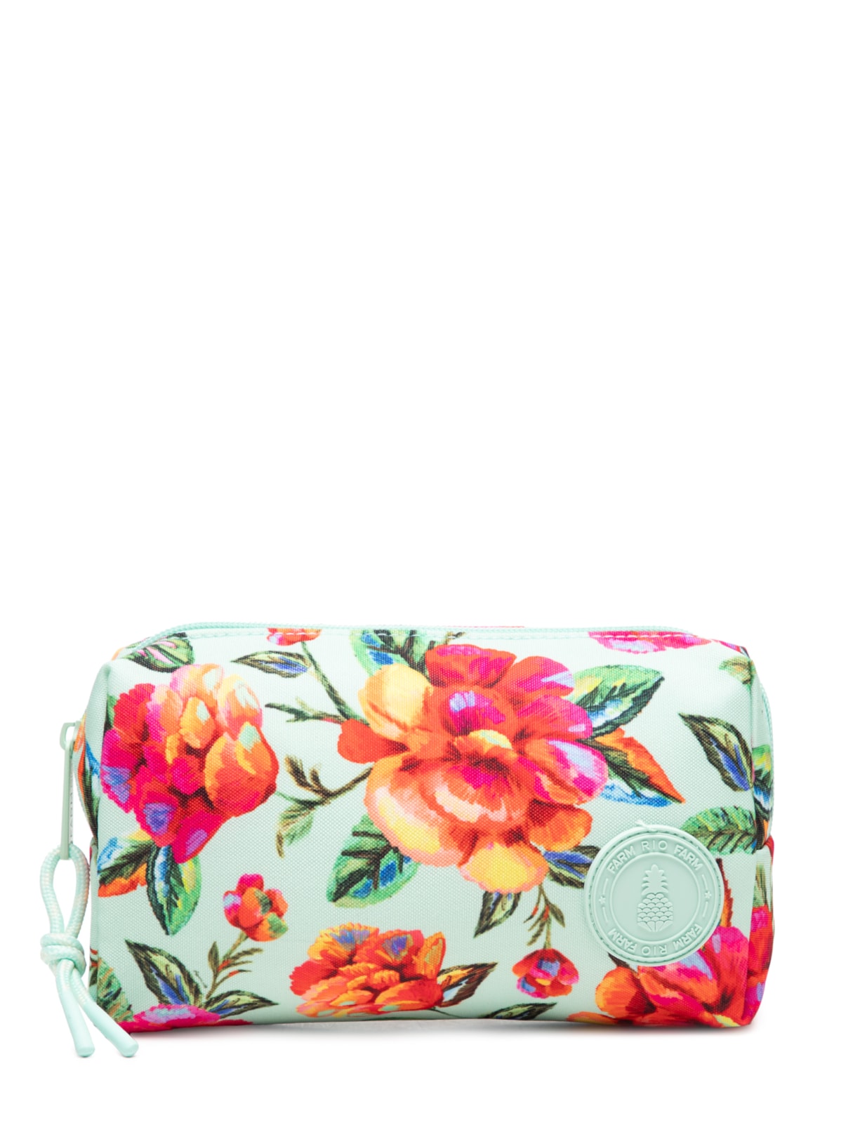 Maxi Necessaire Feminina Ora Bolsas Céu De Flor - Azul