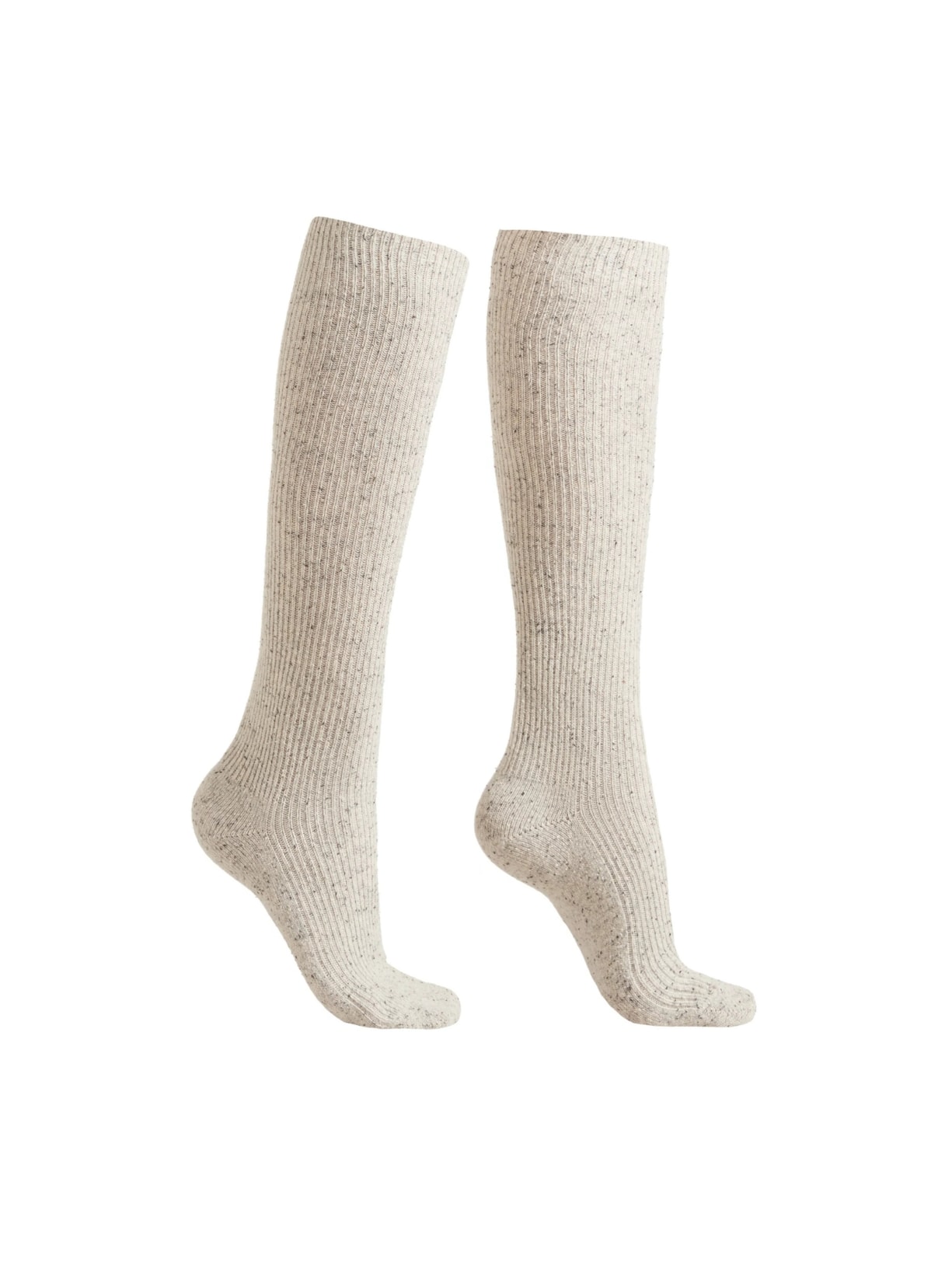 Meia Alta Com Lã Branco Calzedonia