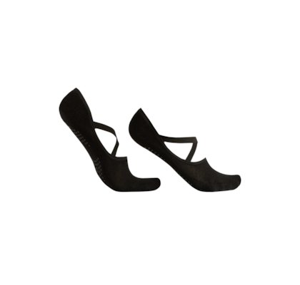 Meia Antiderrapante Com Elástico - Preto