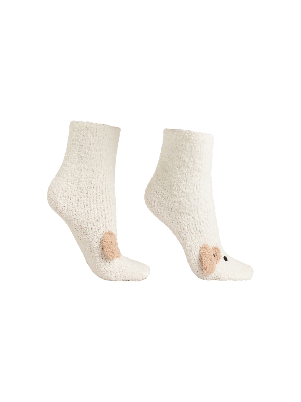 Meia Antiderrapante Efeito Soft Off-White Calzedonia