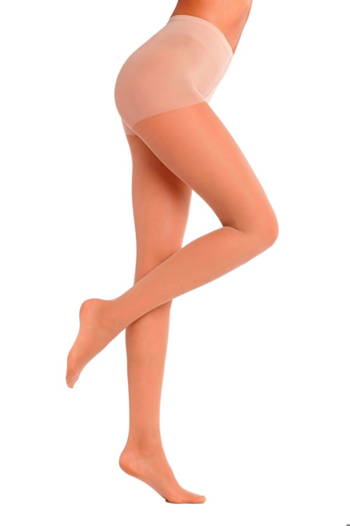 Meia Calça Action Fio 20 Medium - Bege