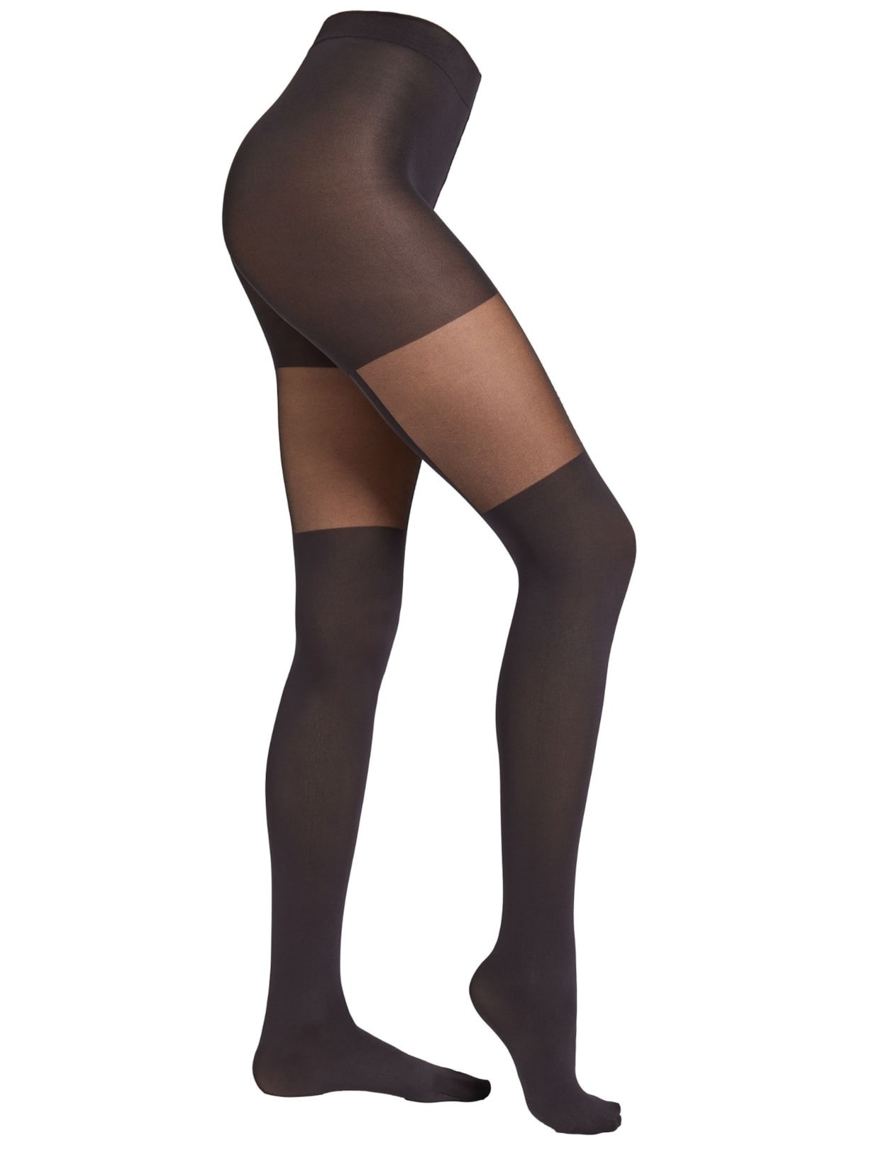 Meia-Calça Com Efeito De Liga Fio 70 Preto Calzedonia