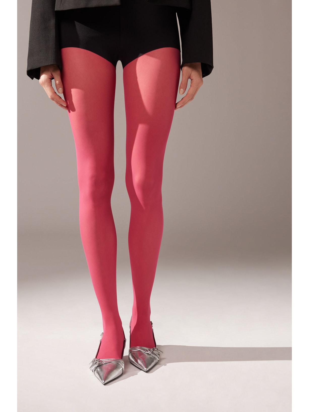 Meia-Calça Conforto Total Fio 30 Rosa Calzedonia