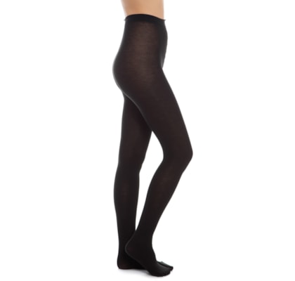 Meia Calça Loba Acrílico Fio 80 - Preto