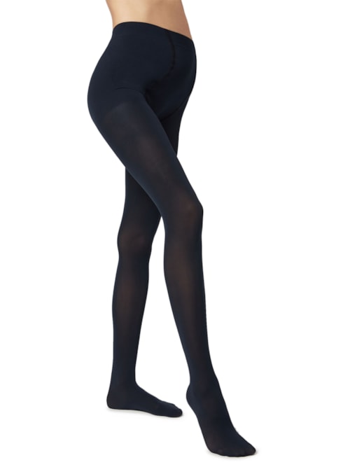 Meia Calça Maternidade Fio 60 - Azul