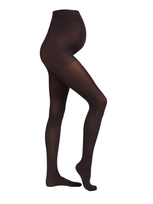 Meia-Calça Maternidade Fio 60 - Preto