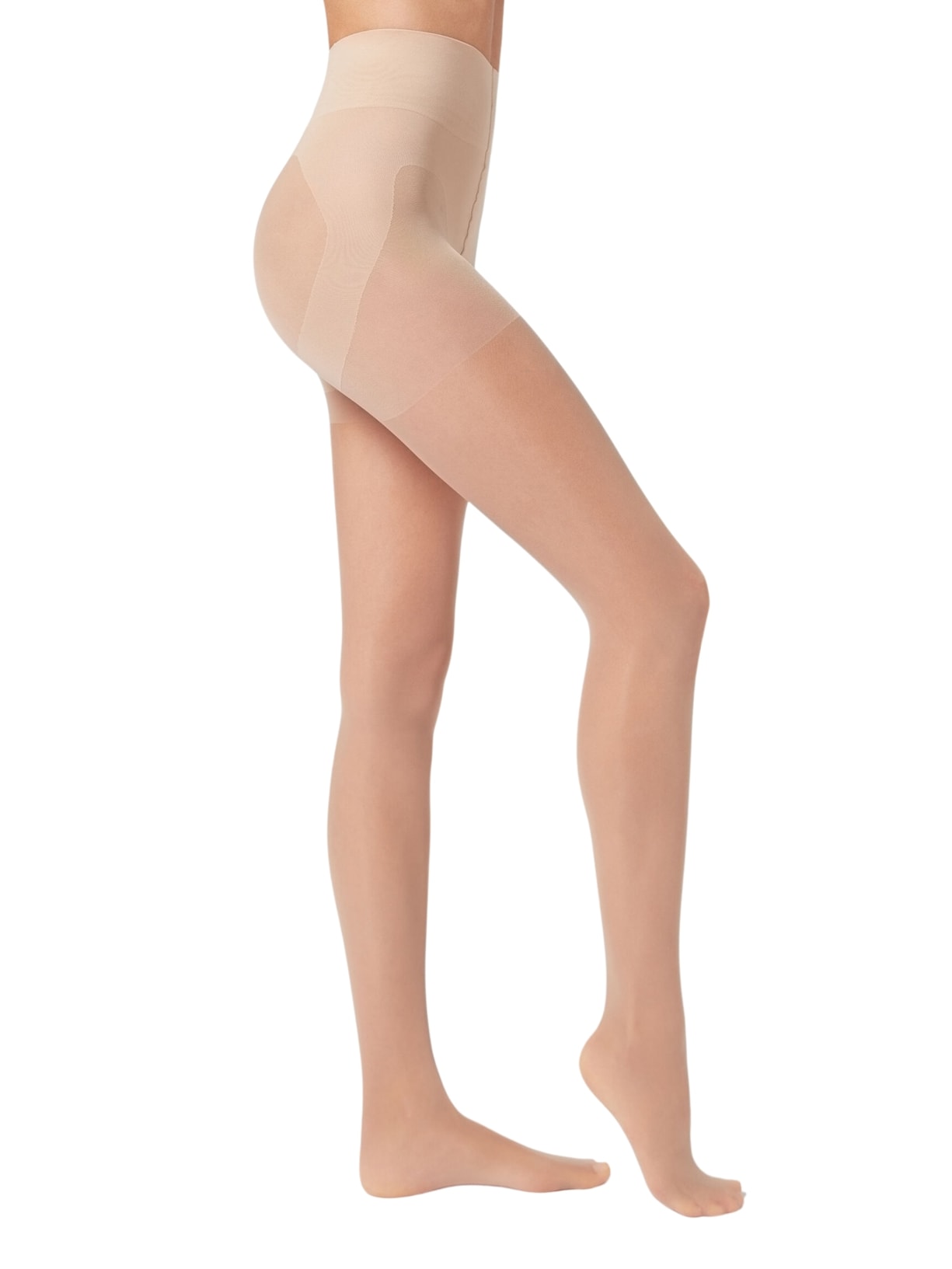 Meia-Calça Modeladora Transparente Fio 30 - Bege