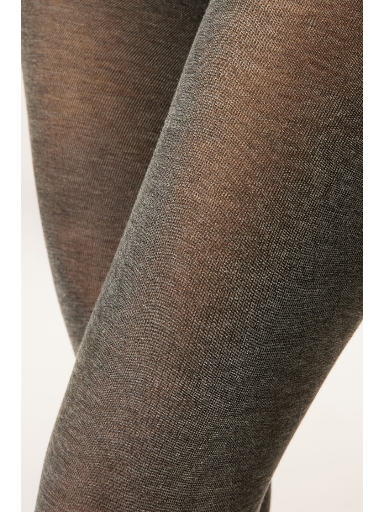 Meia-Calça Opaca Ultralight Com Cashmere Cinza Calzedonia