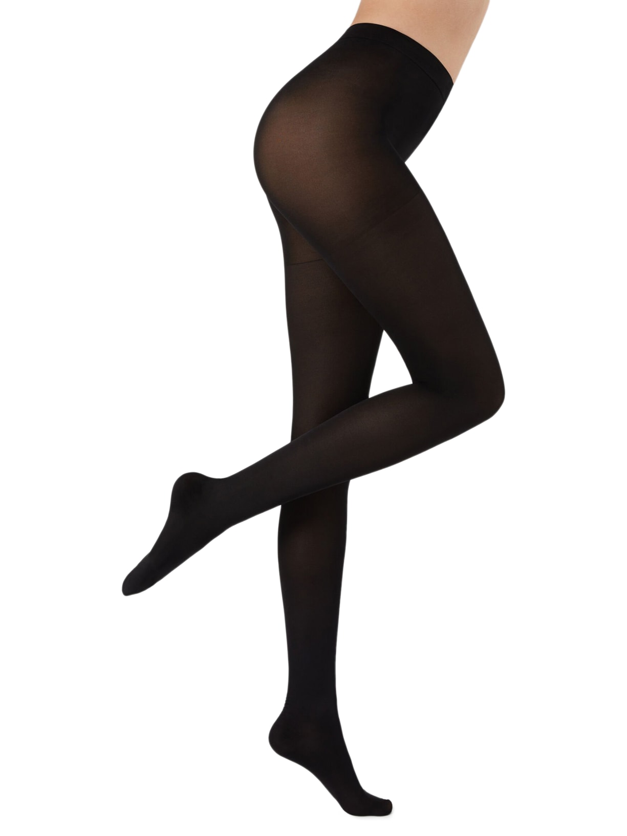 Meia Calça Opaca Wellness 140 Compressão Forte Fio 80 - Preto