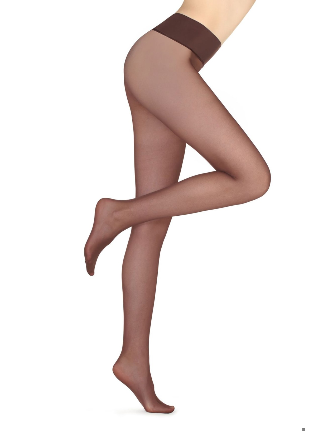 Meia Calça Sem Costura Fio 20 Totally Invisible Premium - Marrom