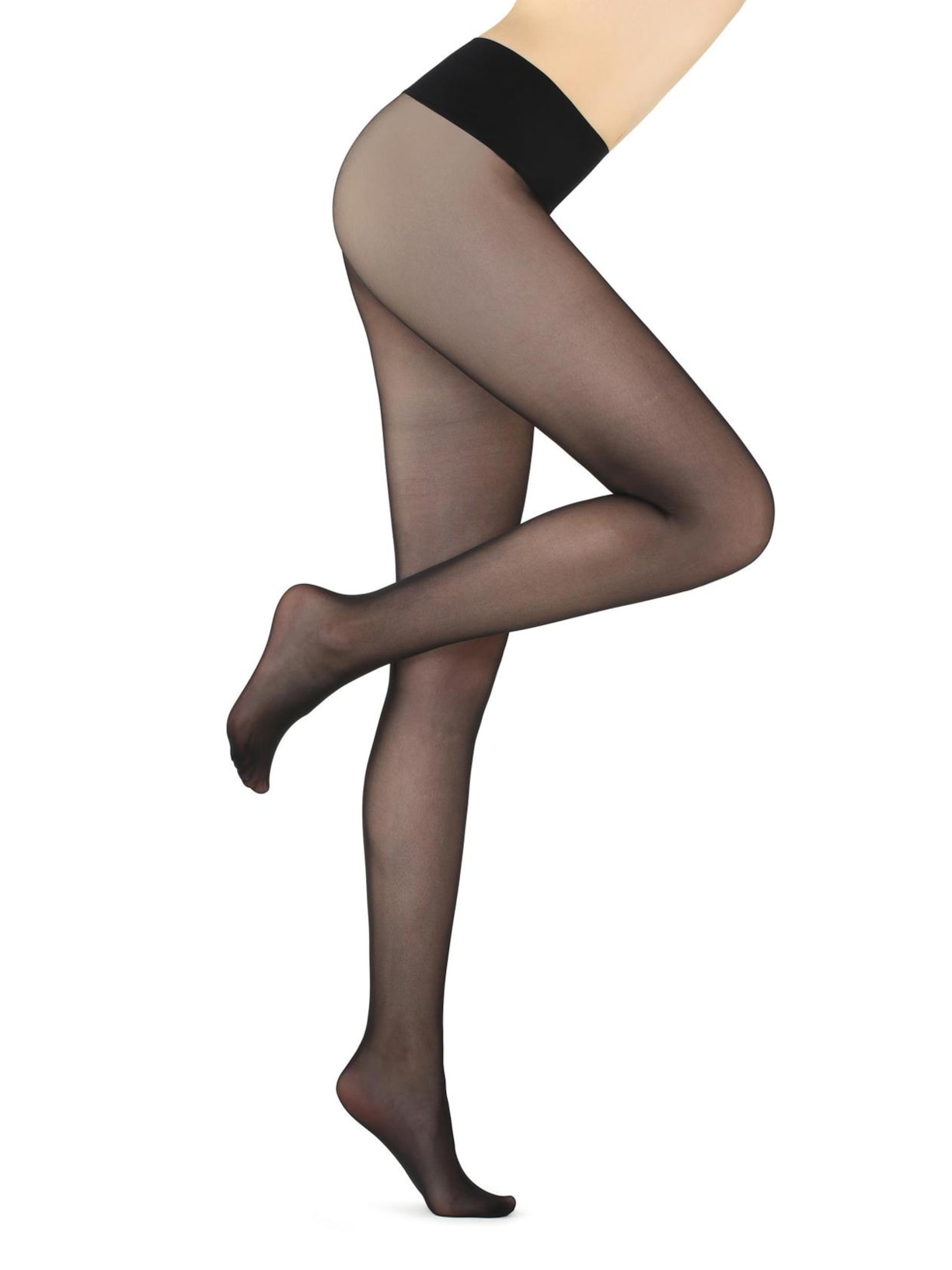 Meia Calça Sem Costura Fio 20 Totally Invisible Premium - Preto