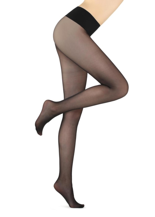 Meia Calça Sem Costura Fio 20 Totally Invisible Premium - Preto