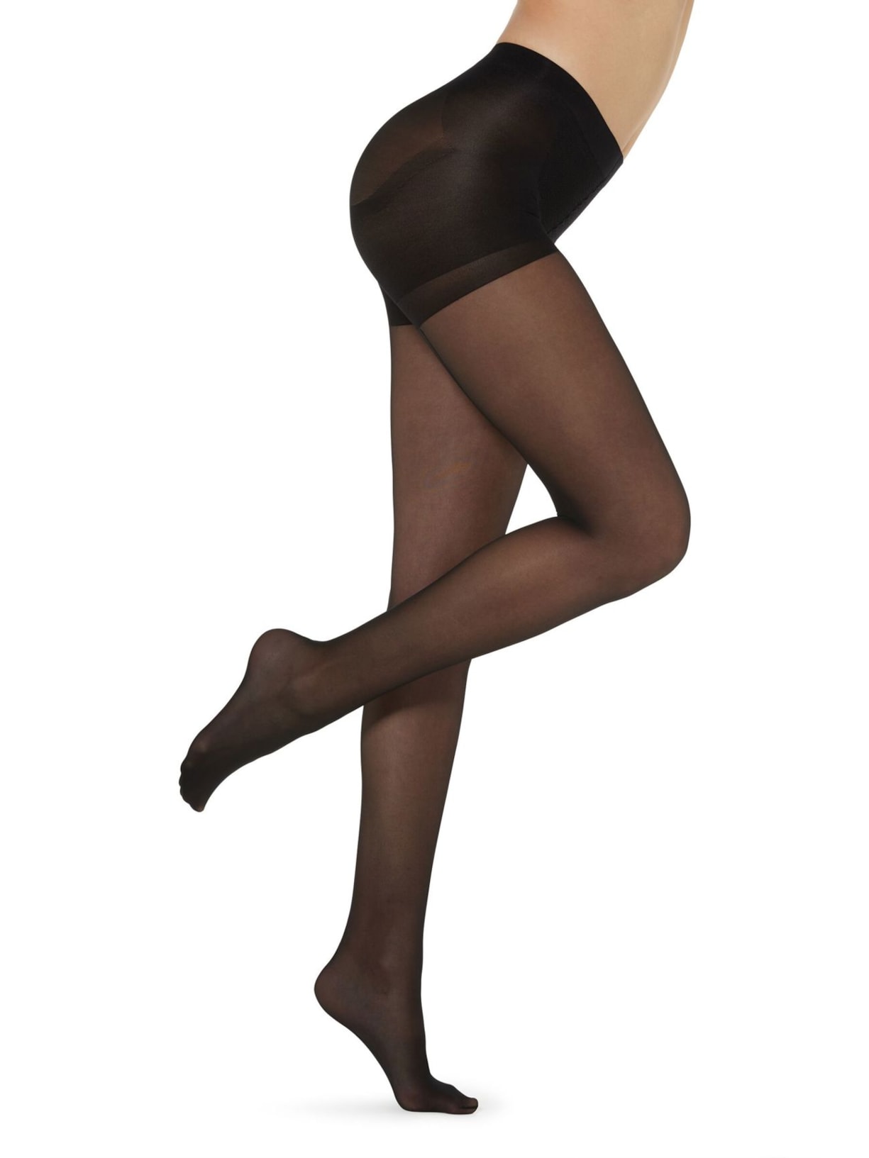 Meia Calça Total Shaper Linha Posterior - Preto