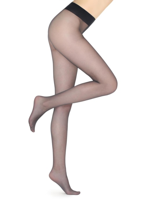 Meia Calça Transparente Fio 20 - Azul