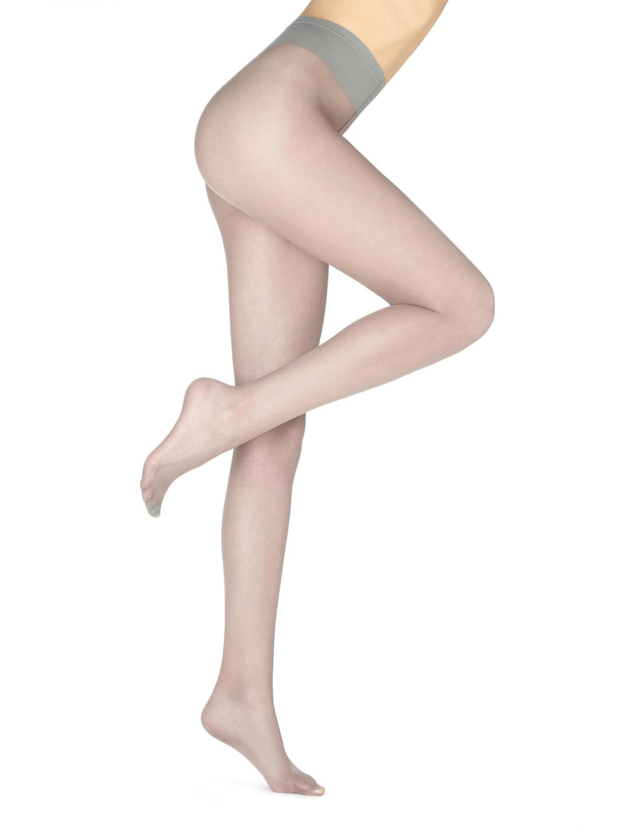 Meia Calça Transparente Fio 20 - Cinza