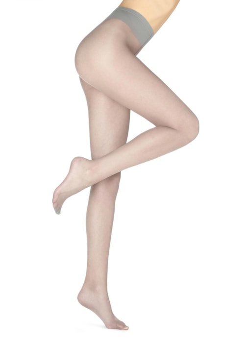 Meia Calça Transparente Fio 20 - Cinza