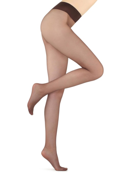 Meia Calça Transparente Fio 20 - Marrom