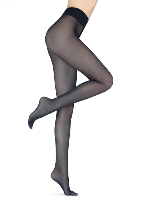 Meia Calça Transparente Fio 40 - Azul