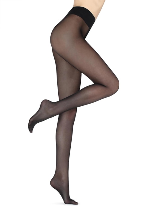 Meia Calça Transparente Fio 40 - Preto
