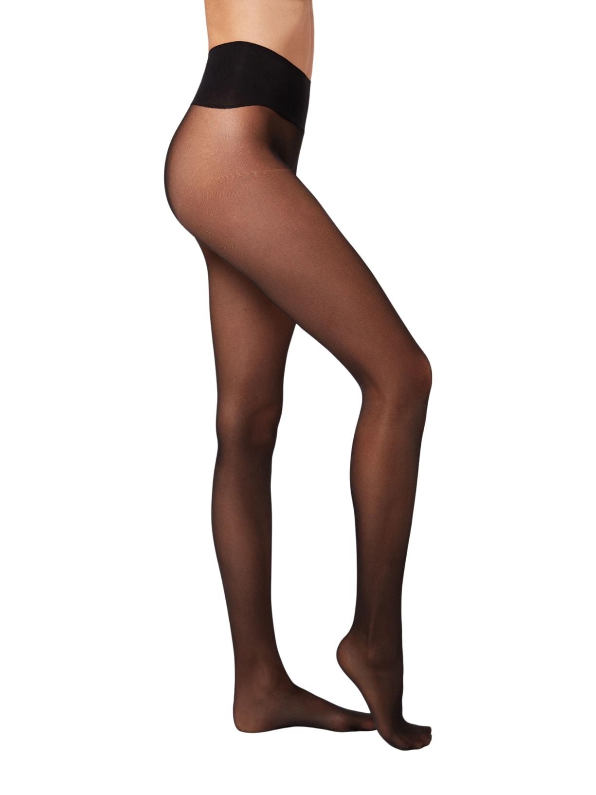 Meia-Calça Transparente Fio 40 - Preto