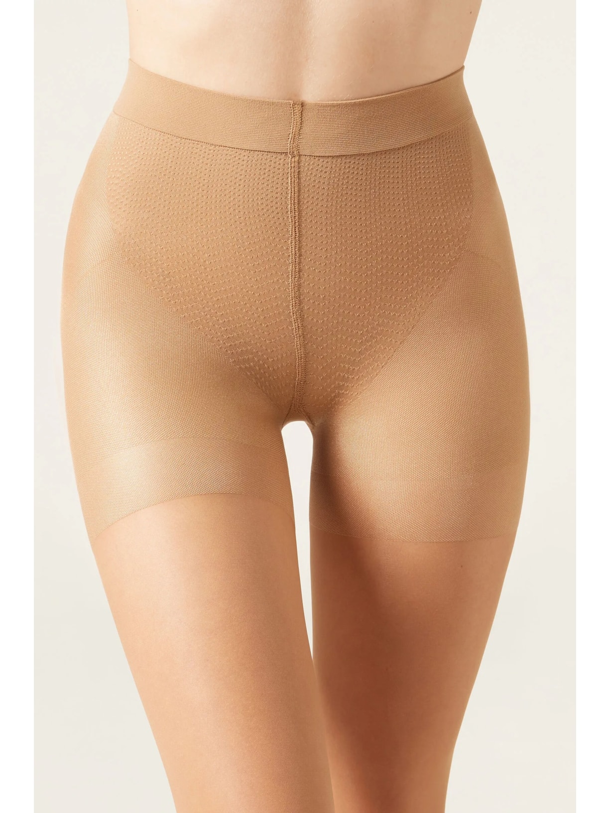 Meia-Calça Transparente Strong Sculpt Fio 15 Bege Calzedonia