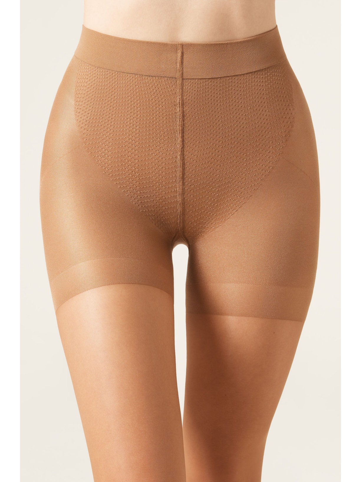 Meia-Calça Transparente Strong Sculpt Fio 15 Bege Calzedonia