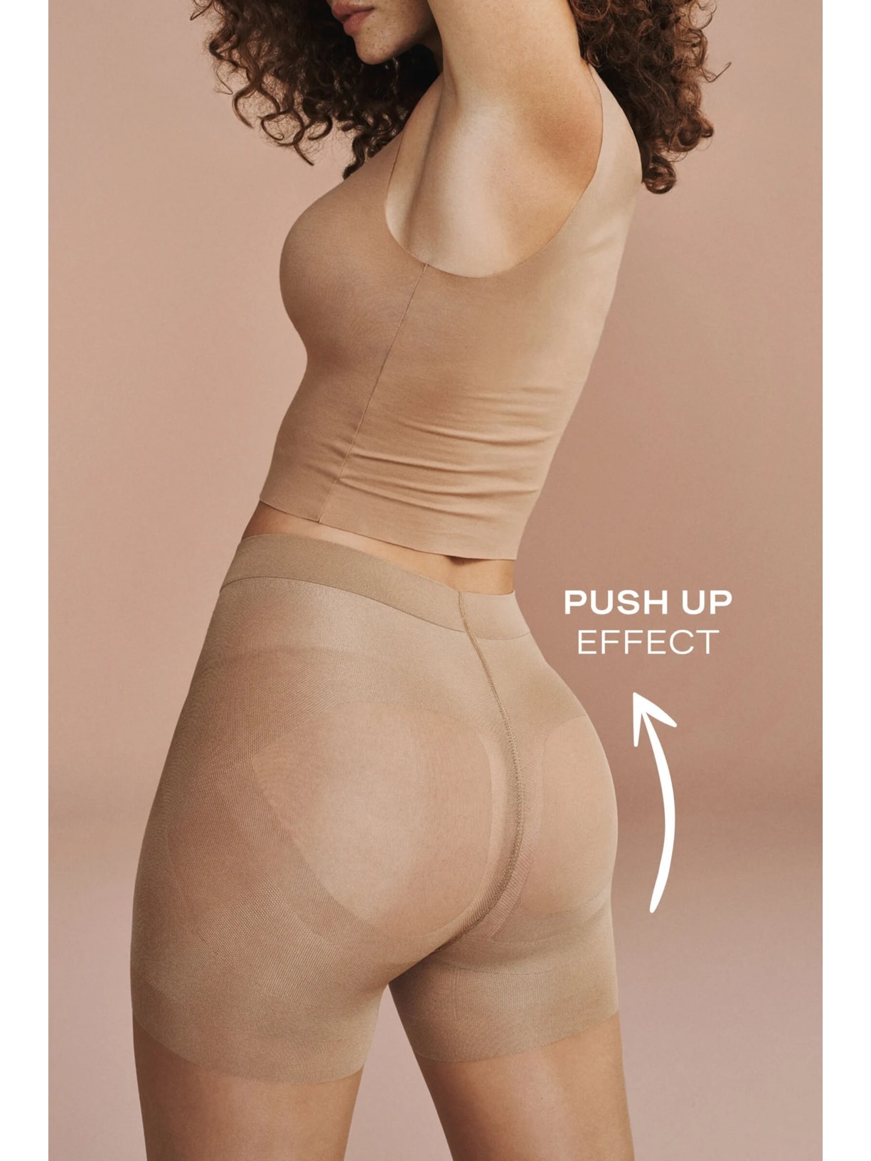 Meia-Calça Transparente Strong Sculpt Fio 15 Bege Calzedonia