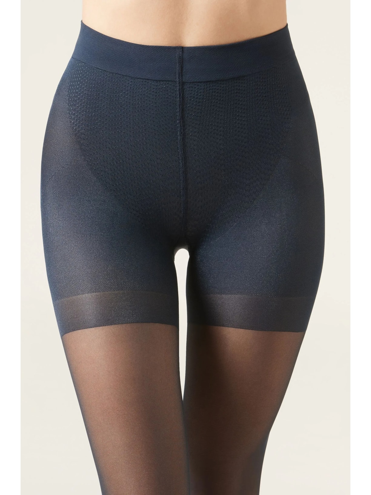 Meia-Calça Transparente Strong Sculpt Fio 30 Azul Calzedonia