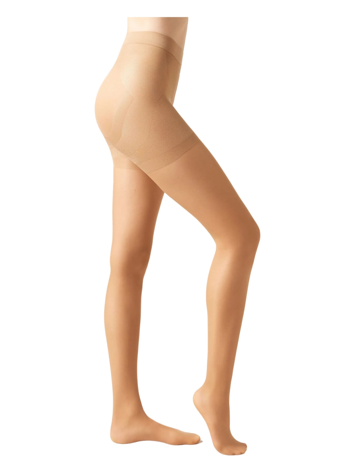 Meia-Calça Transparente Strong Sculpt Fio 30 - Bege