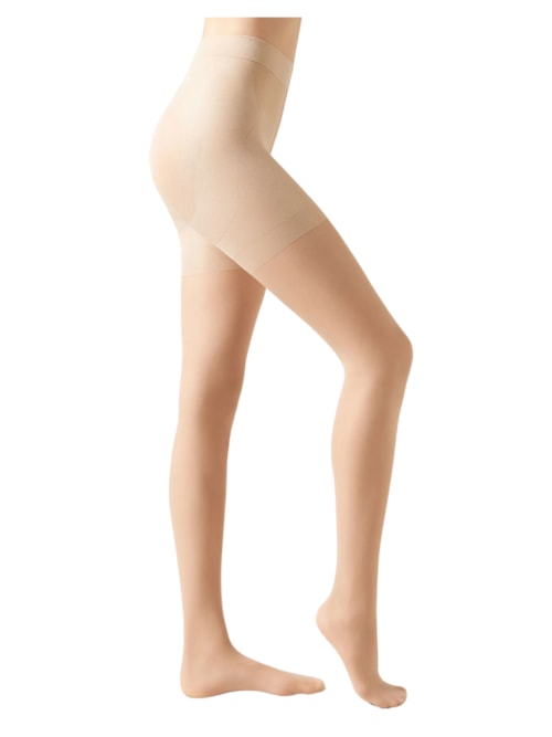 Meia-Calça Transparente Strong Sculpt Fio 30 - Bege