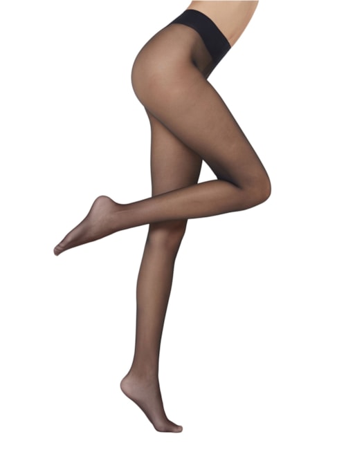 Meia Calça Ultra Mate Transparente Fio 20 Premium - Azul