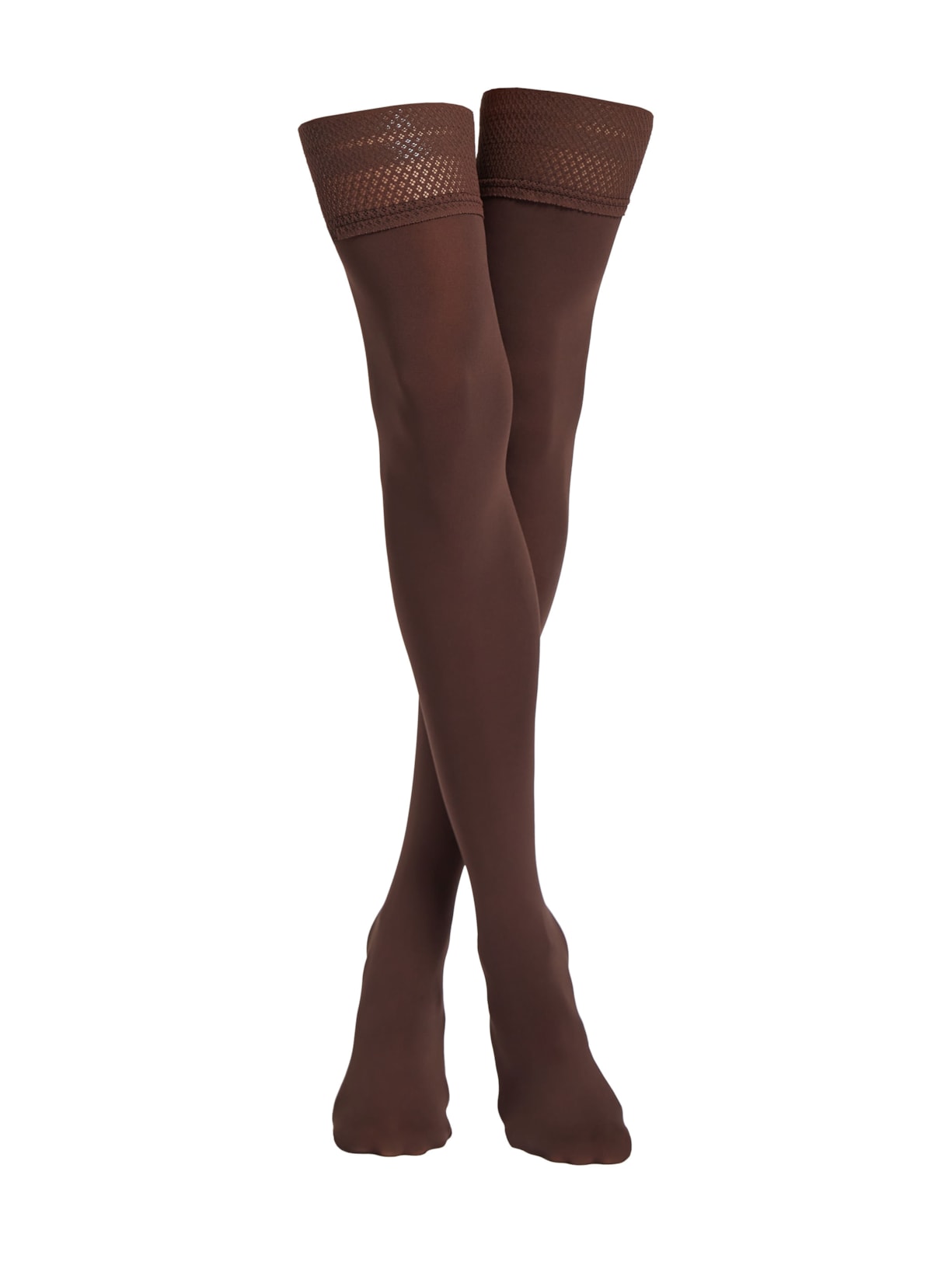 Meia Cinta Liga Fio 50 Soft Touch - Marrom