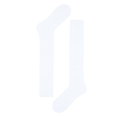 Meia Comprida Em Fio De Escócia - Branco