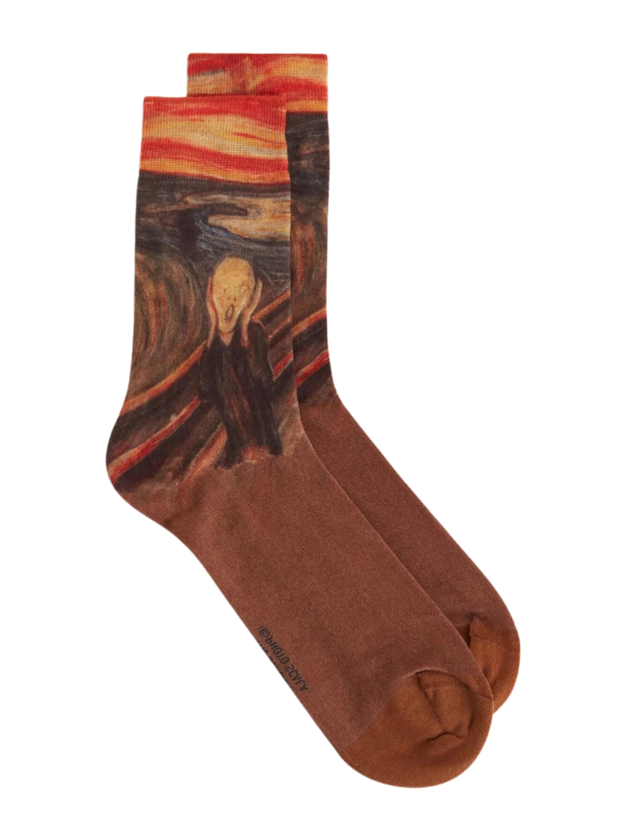 Meia Curta Art Museum Masculina - Marrom