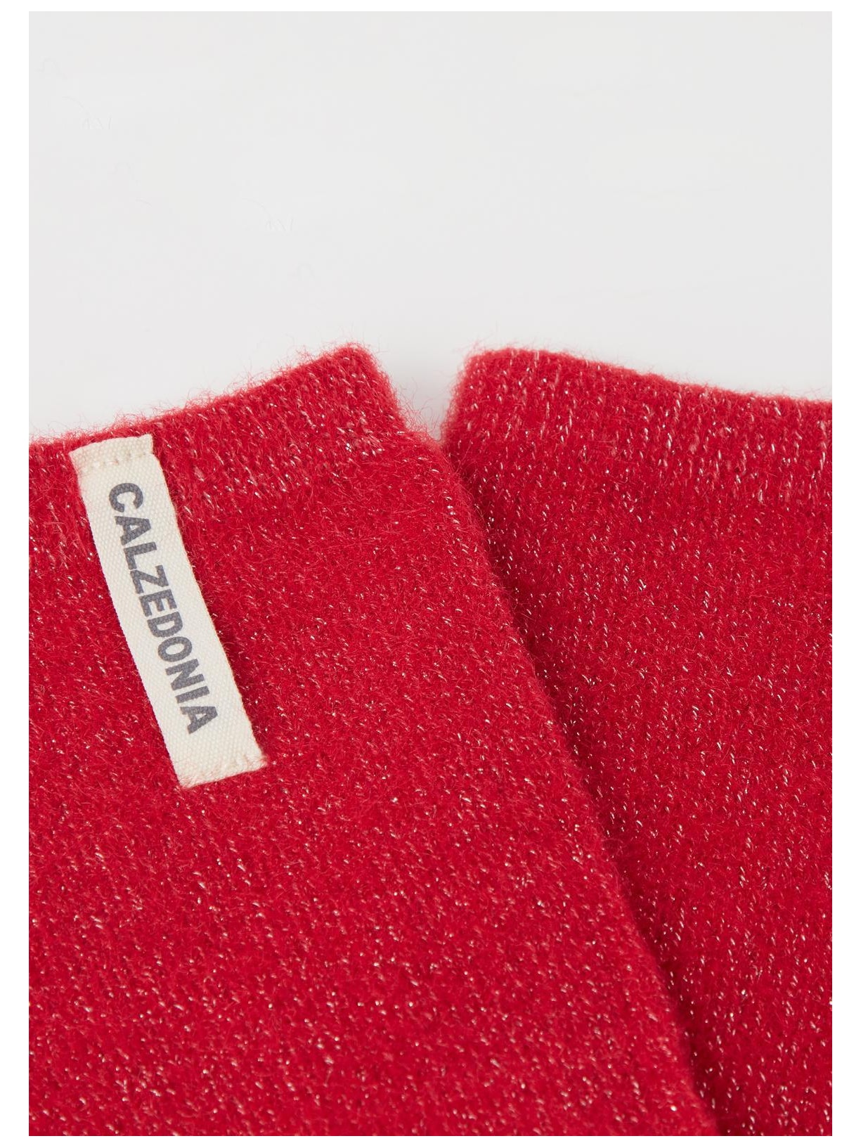 Meia Curta Canelada Com Glitter Rosa Calzedonia