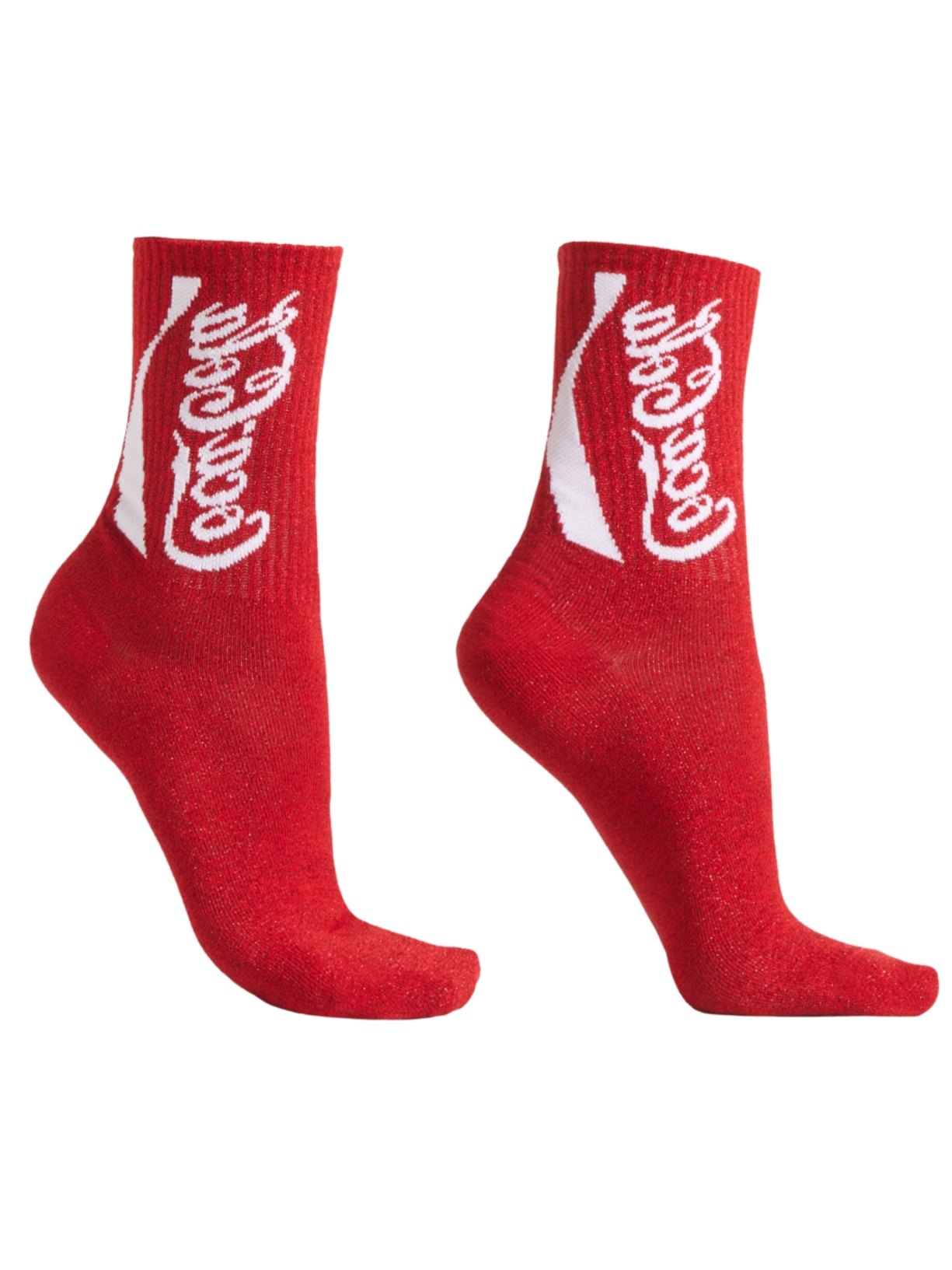 Meia Curta Coca-Cola - Vermelho