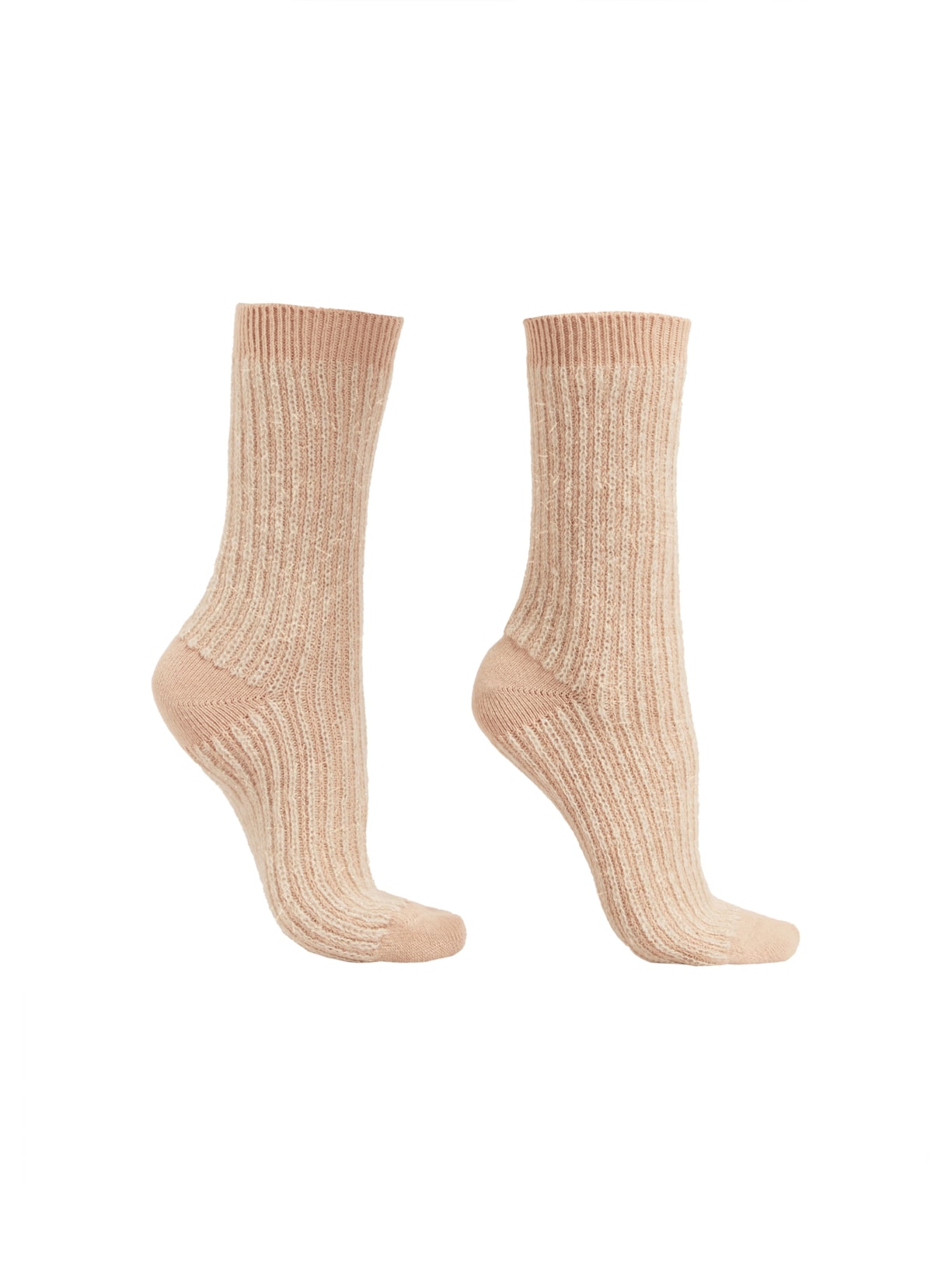 Meia Curta Com Cashmere e Glitter Rosa Calzedonia