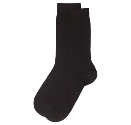 Meia Curta Com Cashmere Masculina - Marrom