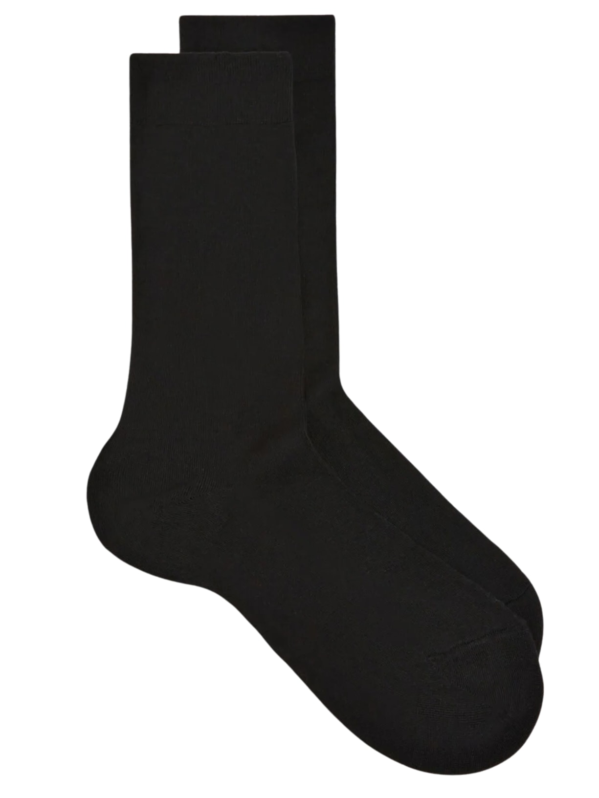 Meia Curta Com Cashmere Masculina - Preto