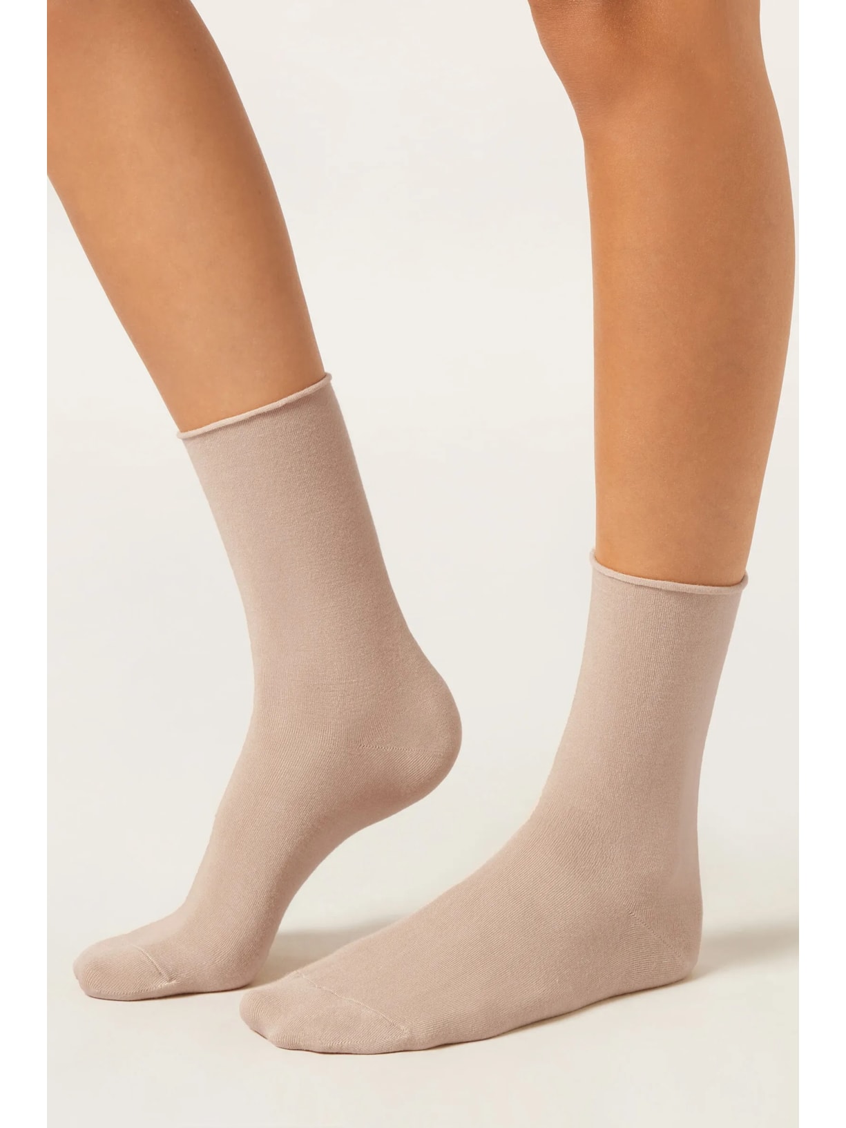 Meia Curta Com Cashmere Rosa Calzedonia