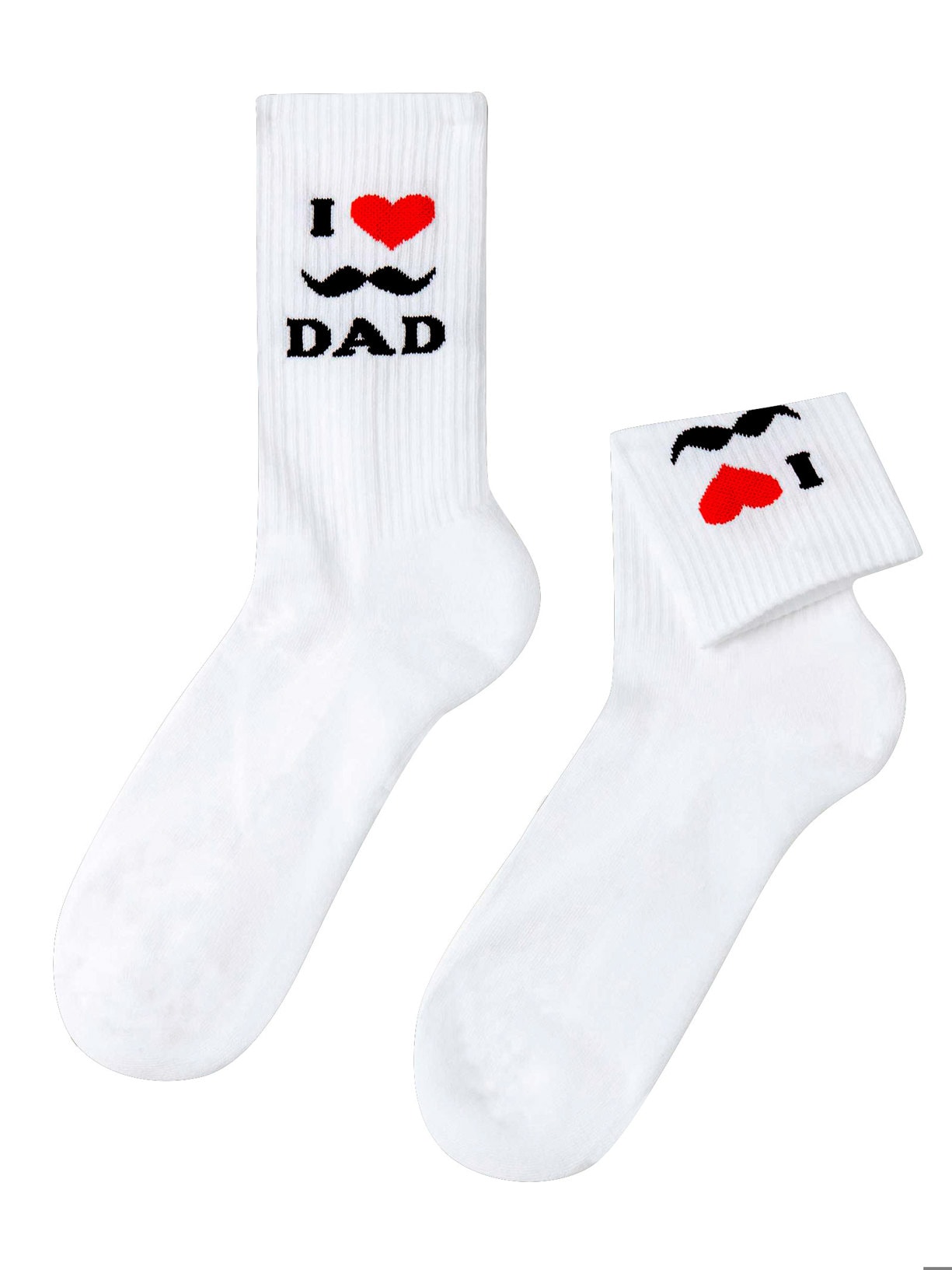 Meia Curta Com Estampa Clássica Branco Calzedonia