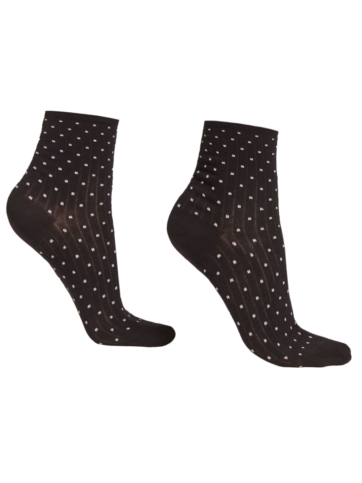 Meia Curta Com Poás - Preto